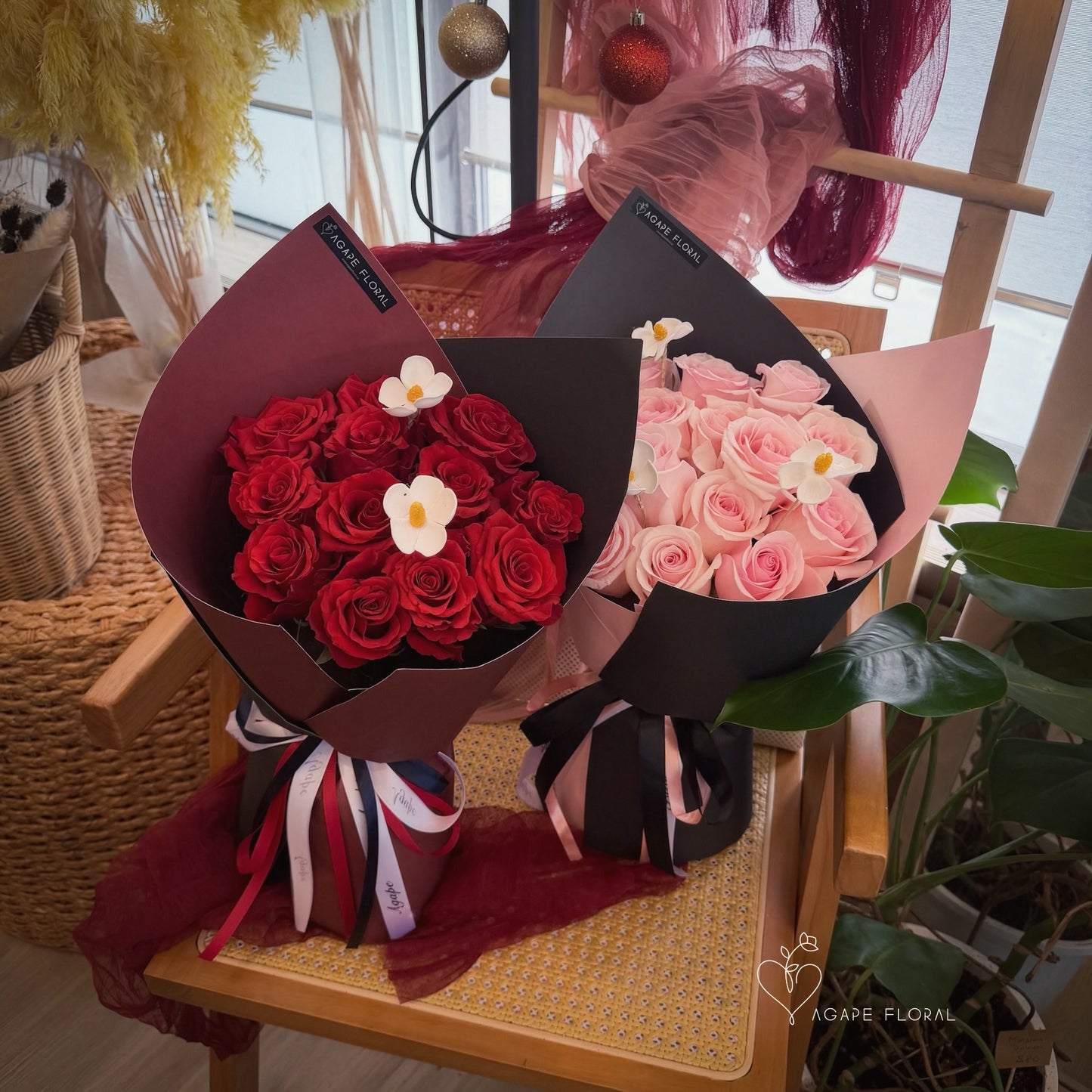 Sweet Pink Rose Bouquet