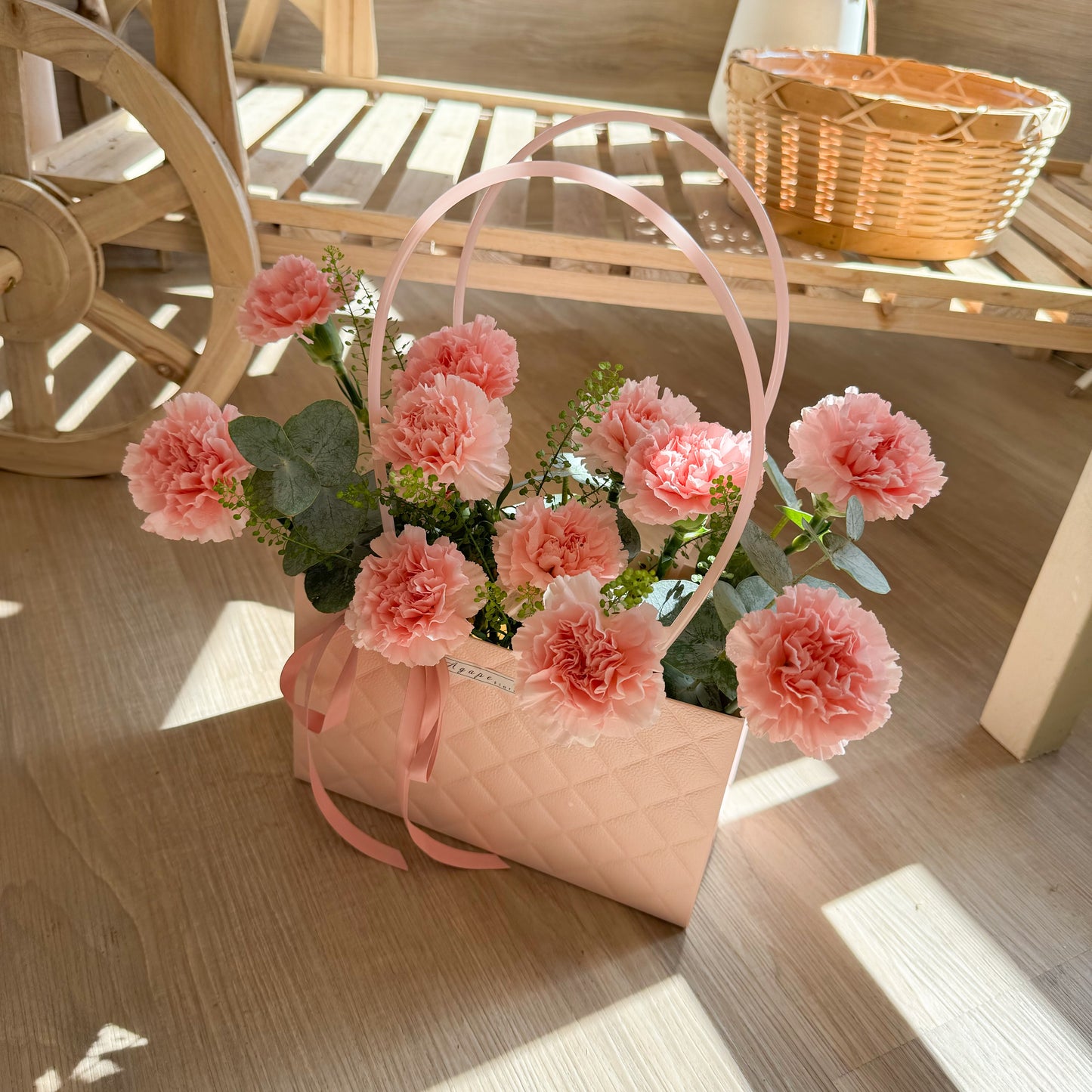 Mother's Day Pink Carnation Bag