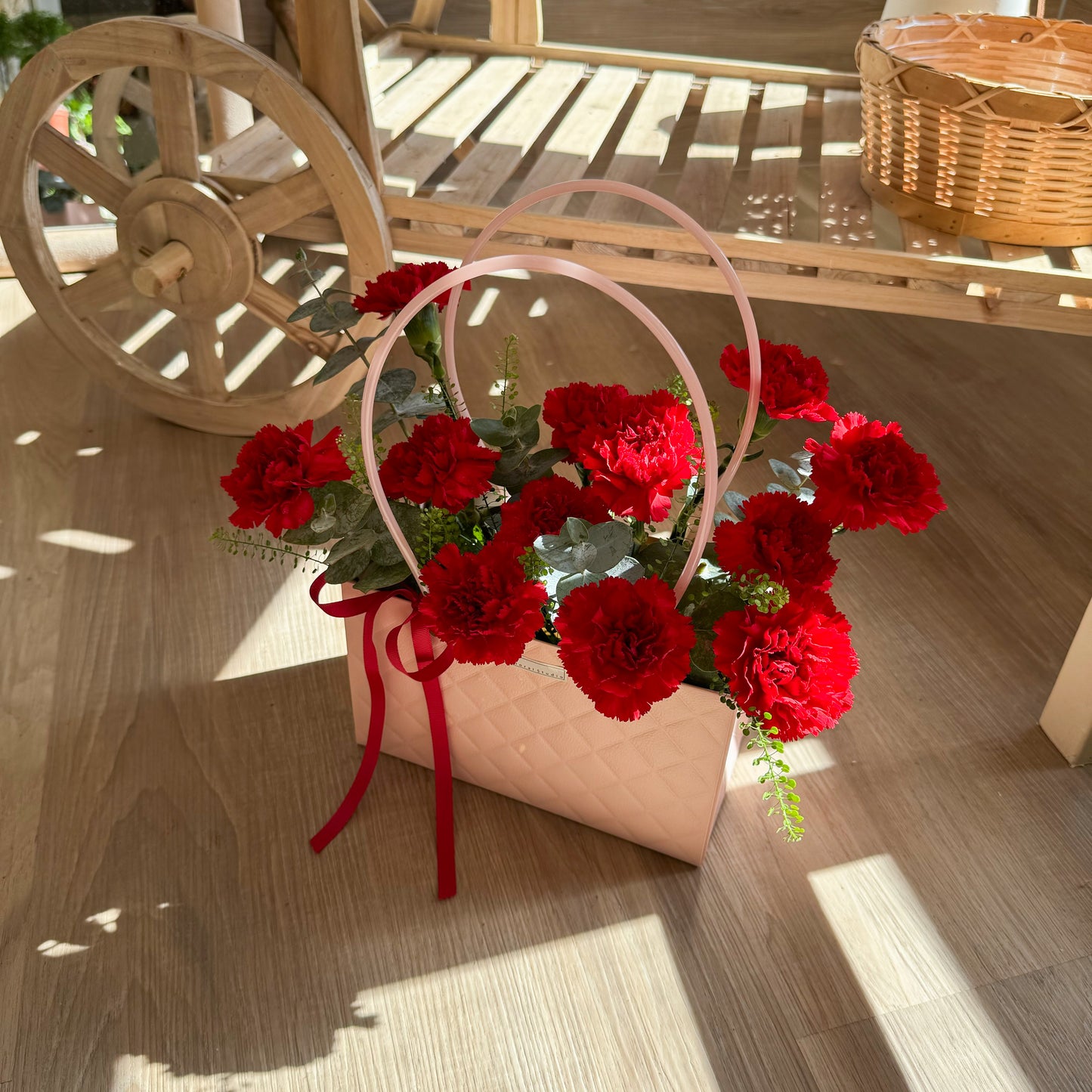 Mother's Day Red Carnation Bag