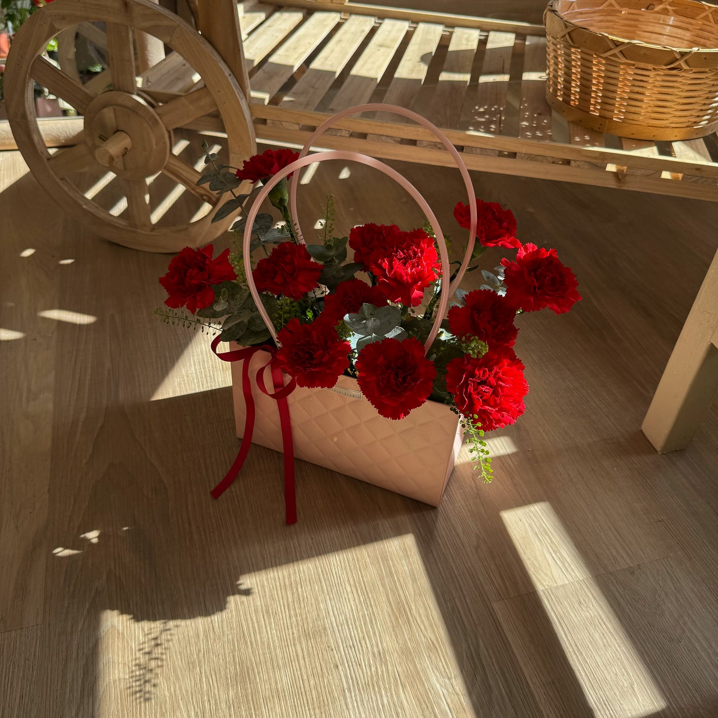 Mother's Day Red Carnation Bag
