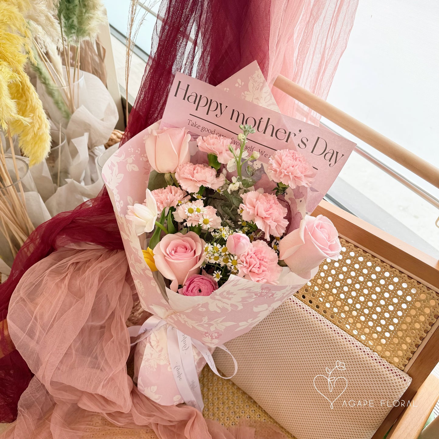 Happy Mother's Day Pretty Pink Bouquet