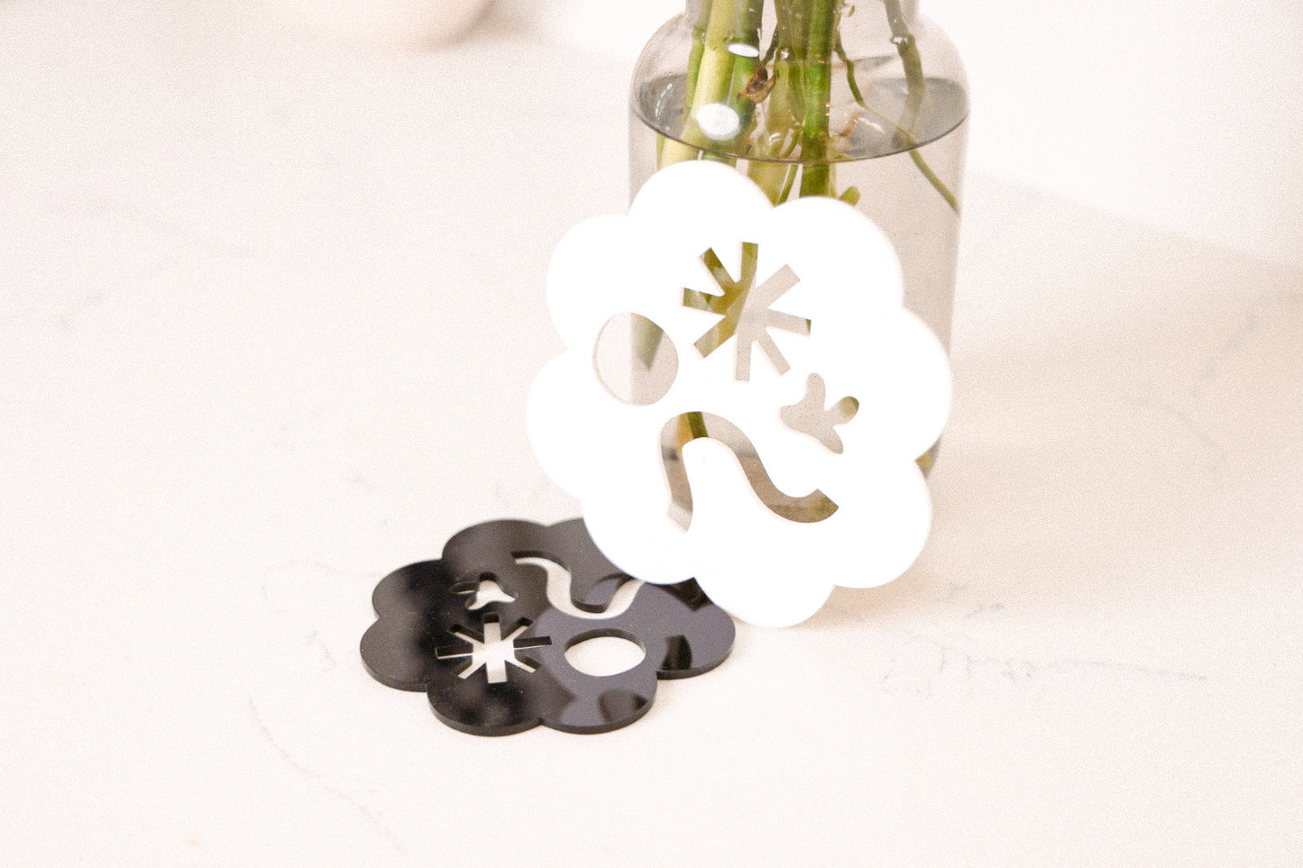 Floral Acrylic Plates