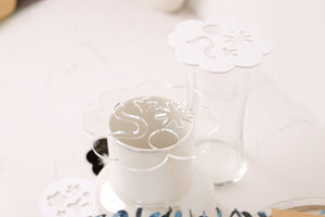 Floral Acrylic Plates