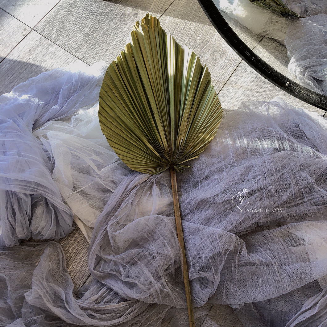 Single Green Anahaw Leaf
