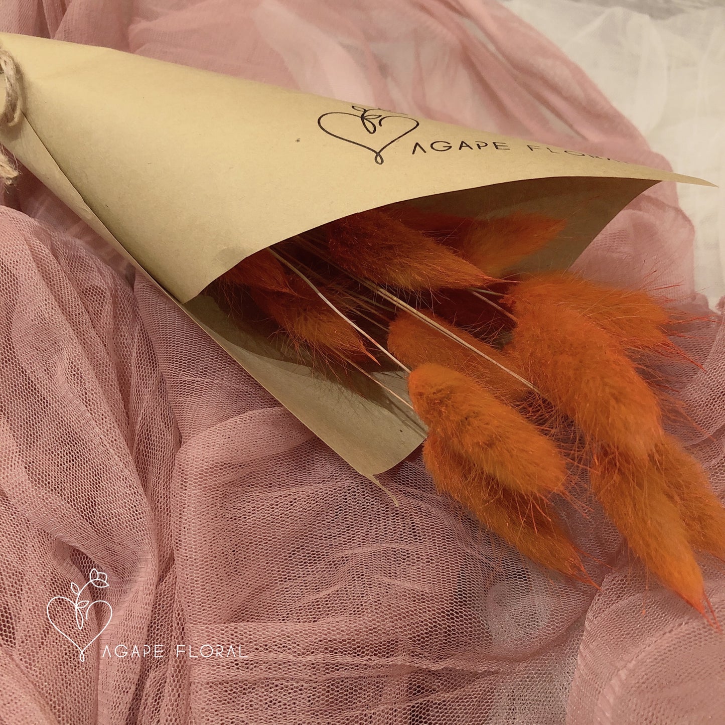 Orange Bunny Tails