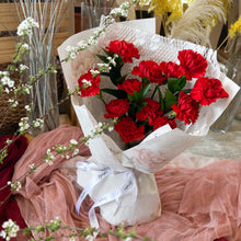 Load image into Gallery viewer, Red Carnation Floral Bouquet