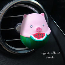 Load image into Gallery viewer, Watermelon Pig Solid Car Diffuser