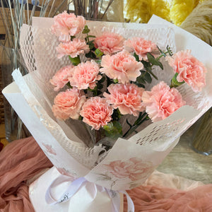 Pink Carnation Floral Bouquet